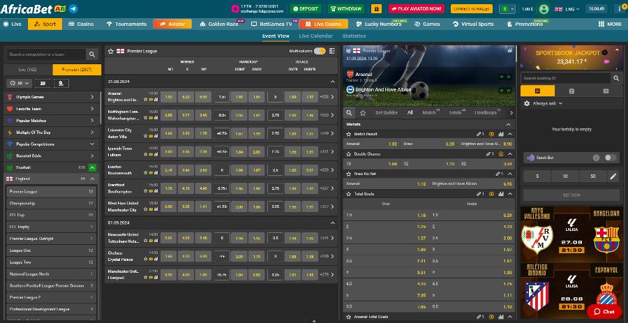 AfricaBet - Ecocash Betting Sites