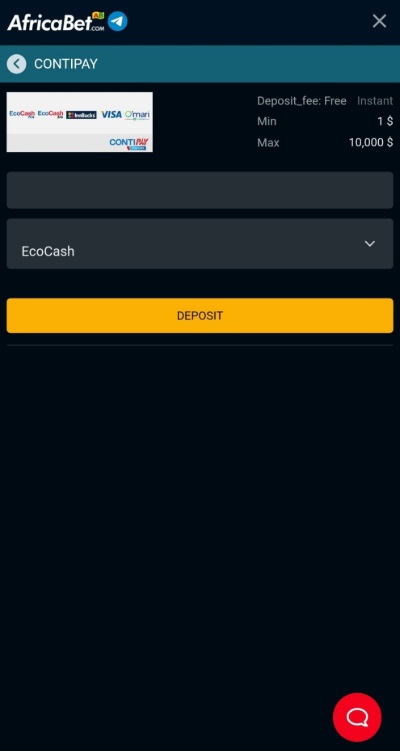 $1 Ecocash Deposit - Choose Ecocash2