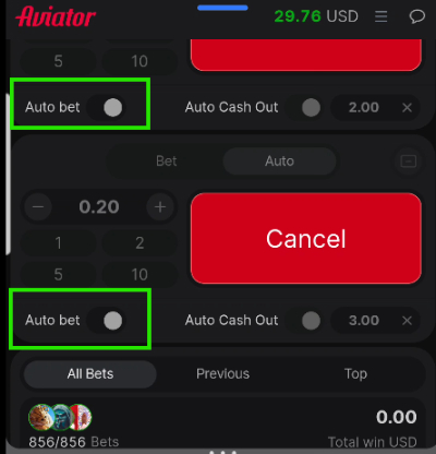 Aviator 4-Bet Strategy - Set Auto Bet