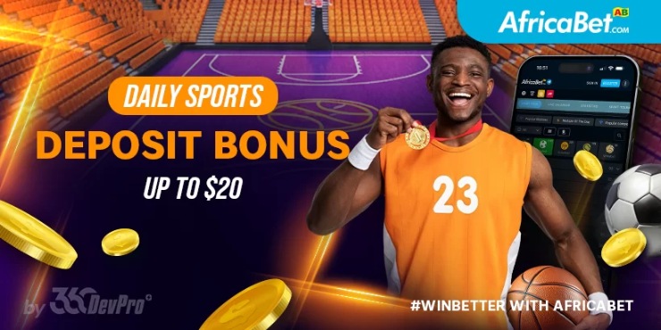 AfricaBet daily deposit bonus