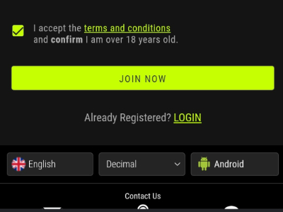 Register with LuckyBets ZW