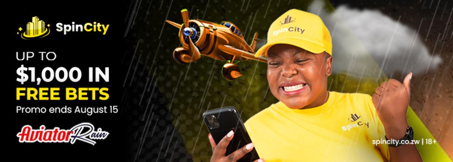 Spin City ZW Aviator Rain bonus